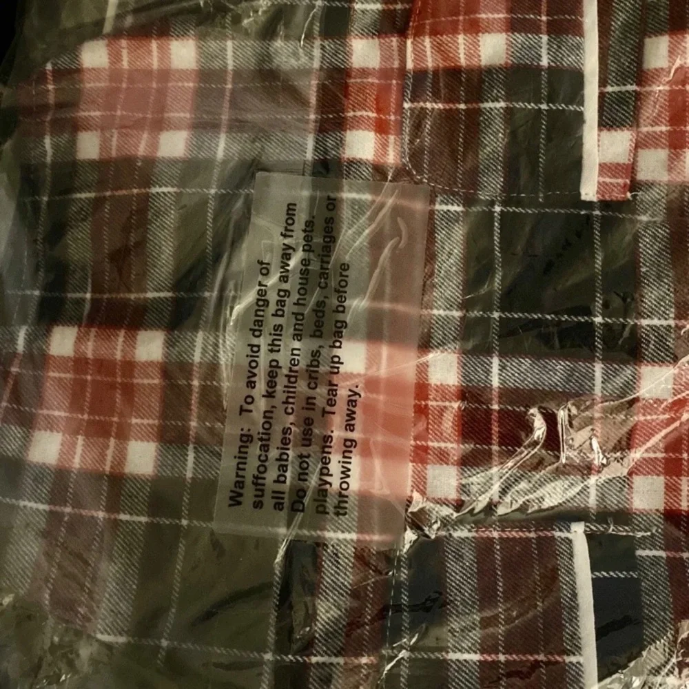 Fab Dog Flannel Dog Pajamas, 14” - Blue Red Plaid